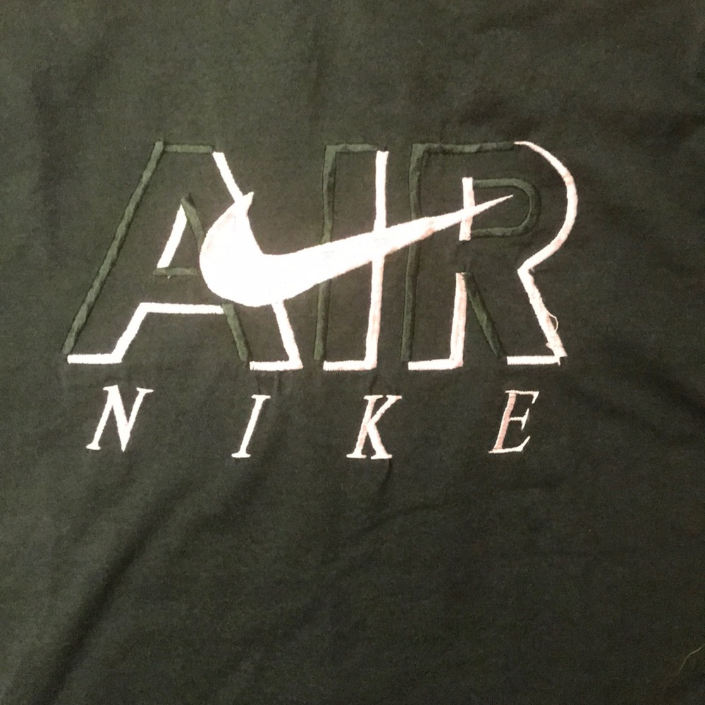 Over sized Nike air vintage green and white shirt - Picture 4 of 5